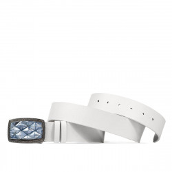 Unisex Gürtel 07ld biz weiß