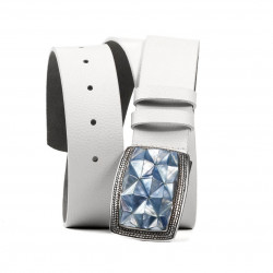 Unisex Gürtel 07ld biz weiß