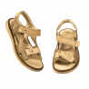 Kindersandalen 318 camel kombiniert