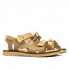 Kindersandalen 318 camel kombiniert