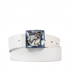 Unisex Gürtel 06ld Biz Weiß