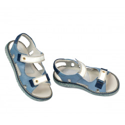 Kinder Sandalen 318 Blau kombiniert
