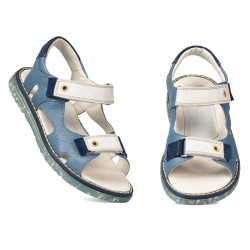 Kinder Sandalen 318 Blau kombiniert