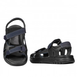 Herrensandalen 319 kombiniert schwarz