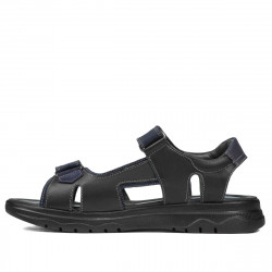 Herrensandalen 319 kombiniert schwarz