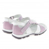 Kleinkinder-Sandalen 09c lila+weiß 1