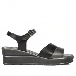 Damensandalen 5087 Schwarz Kombiniert