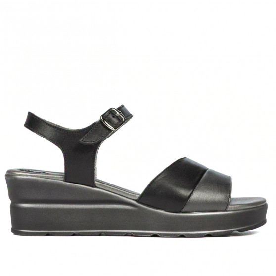 Damensandalen 5087 Schwarz Kombiniert