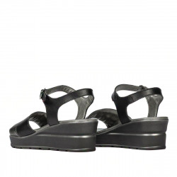 Damensandalen 5087 Schwarz Kombiniert