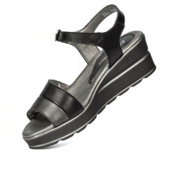 Damensandalen 5087 Schwarz Kombiniert