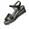 Damensandalen 5087 Schwarz Kombiniert