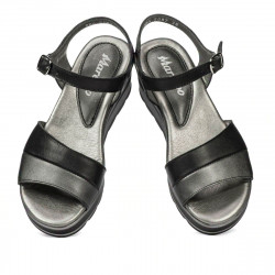 Damensandalen 5087 Schwarz Kombiniert