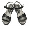 Damensandalen 5087 Schwarz Kombiniert