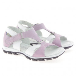 Kleinkinder-Sandalen 09c lila+weiß 1