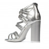 Damensandalen 1287 silber