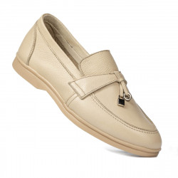 Damen Mokassins 6054 cremefarben