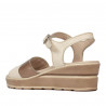 Damensandalen 5087 beige kombiniert
