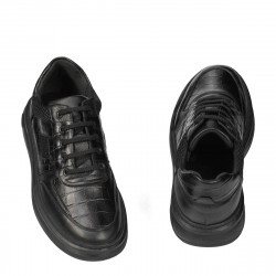 Sportliche Schuhe 942 in Schwarz kombiniert