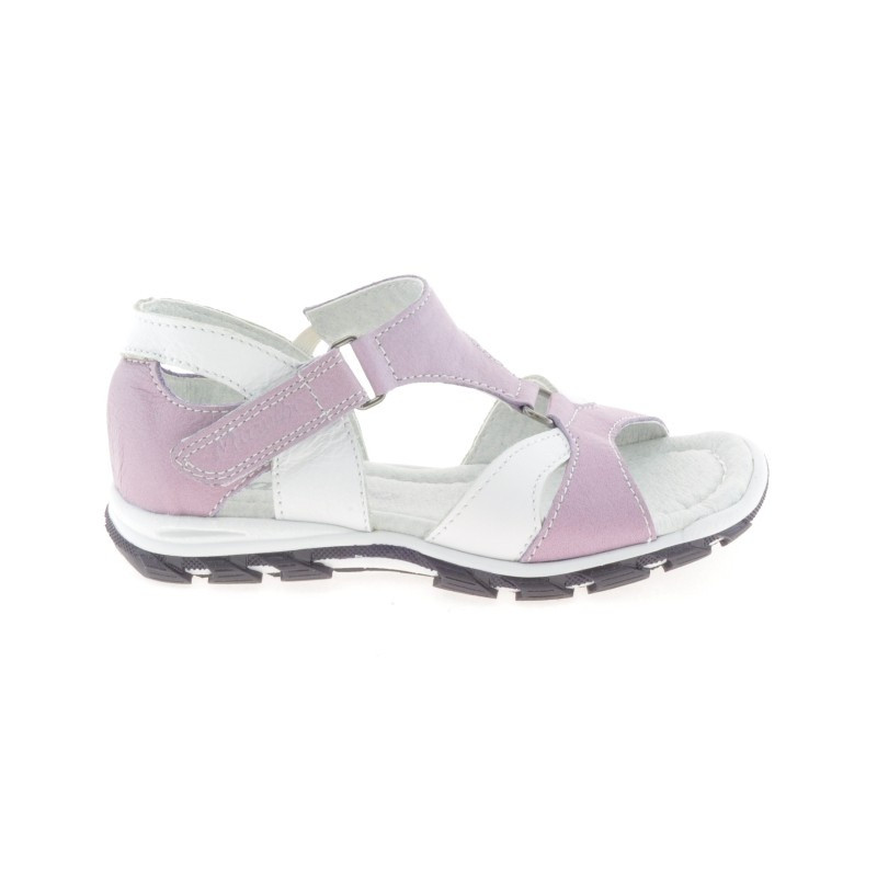 Kleinkinder-Sandalen 09c lila+weiß 1