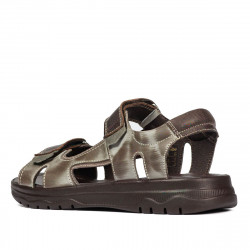 Herren Sandalen 319 in kombiniertes Kaffee