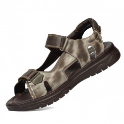 Herren Sandalen 319 in kombiniertes Kaffee