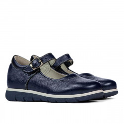 Kleinkinderschuhe 76c indigoblau Perlmutt