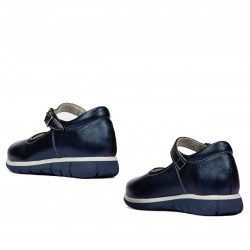 Kleinkinderschuhe 76c indigoblau Perlmutt