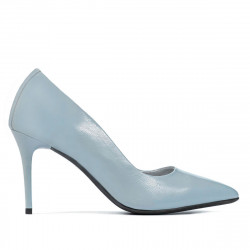 Elegante Damenschuhe 1293 Lack Blau