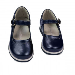 Kinderschuhe 2015 indigo perlmuttfarben