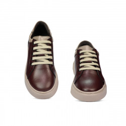 Jugendsportschuhe 383 bordeaux kombiniert