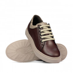 Jugendsportschuhe 383 bordeaux kombiniert
