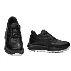 Damen Sportschuhe 6055 schwarz kombiniert
