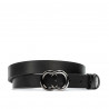 Damengürtel 37m schwarz