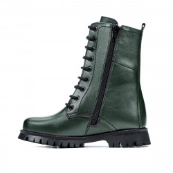 Kinderschuhe 3027 grün Perlmutt