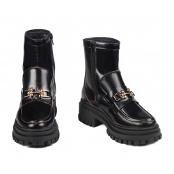 Damenstiefel 3377 schwarz florantic