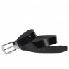 Herren Gürtel 51b glänzend schwarz