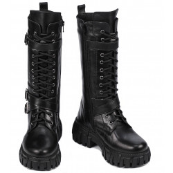Damenstiefel 3374 schwarz