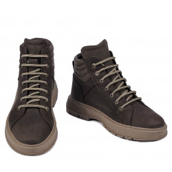 Herrenschuhe 4134 Tuxon braun kombiniert