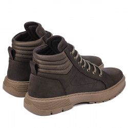 Herrenschuhe 4134 Tuxon braun kombiniert