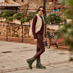 Damenstiefel 3375 kaki lifestyle