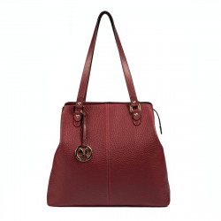 Damen-Handtasche 001g Bordeaux