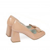 Elegante Damenschuhe 1291 Lack Nude
