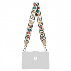 Mehrfarbiger + beige Schultergurt (Riemen) 101g