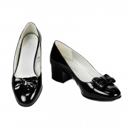 Elegante Damenschuhe 1270 Schwarzlack
