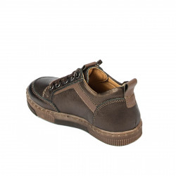 Kleinkinderschuhe 78c in Kupfer kombiniert