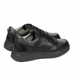 Herrenschuhe casual/sport 946 schwarz kombiniert