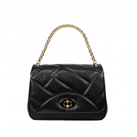 Damentasche Schultertasche 005g schwarz
