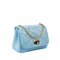 Damentasche Schultertasche 005g hellblau