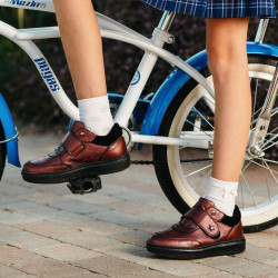 Kinderschuhe 2009 bordó perlmutt kombiniert lifestyle