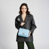 Damentasche Schultertasche 005g hellblau lifestyle